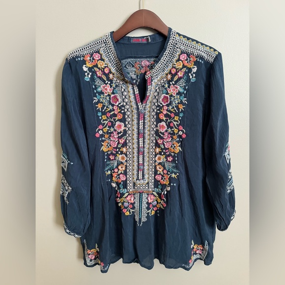 Johnny Was Tops - Johnny Was Bethanie Tunic Large